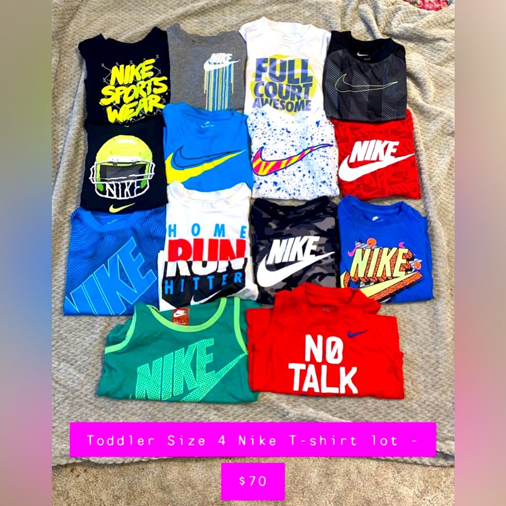 Size 4 Nike T-Shirt Lot